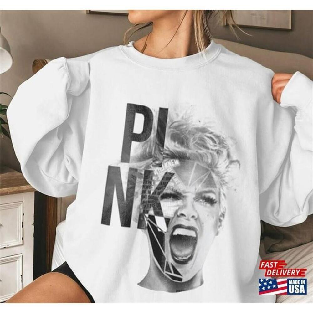 Pnk Art Tshirt VintageSinger Shirt Concert 2023 Outfit Sweatshirt Hoodie